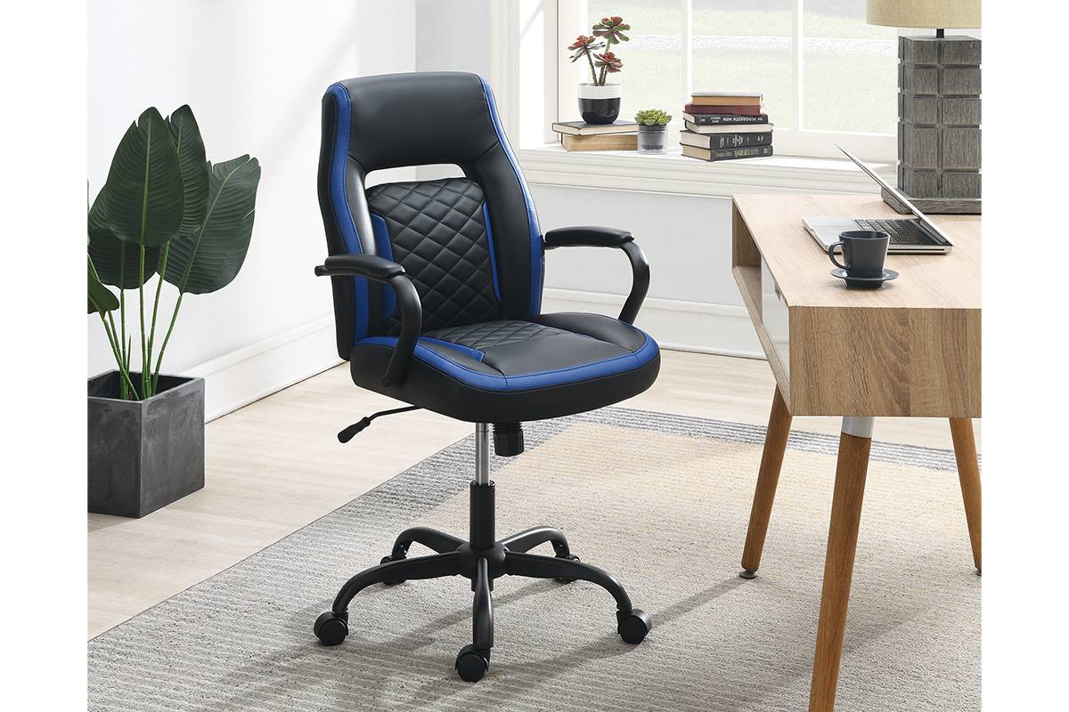 Black & Blue Office Chair