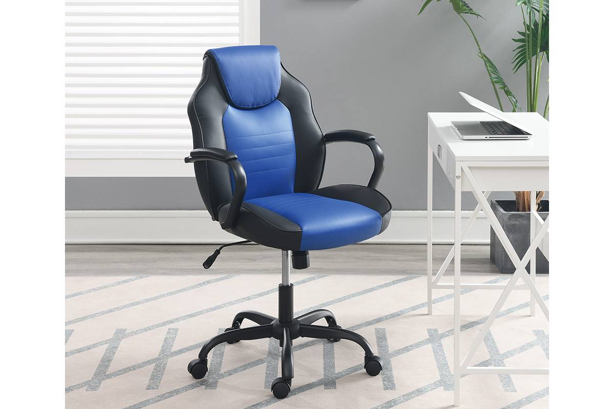 Black & Blue Office Chair