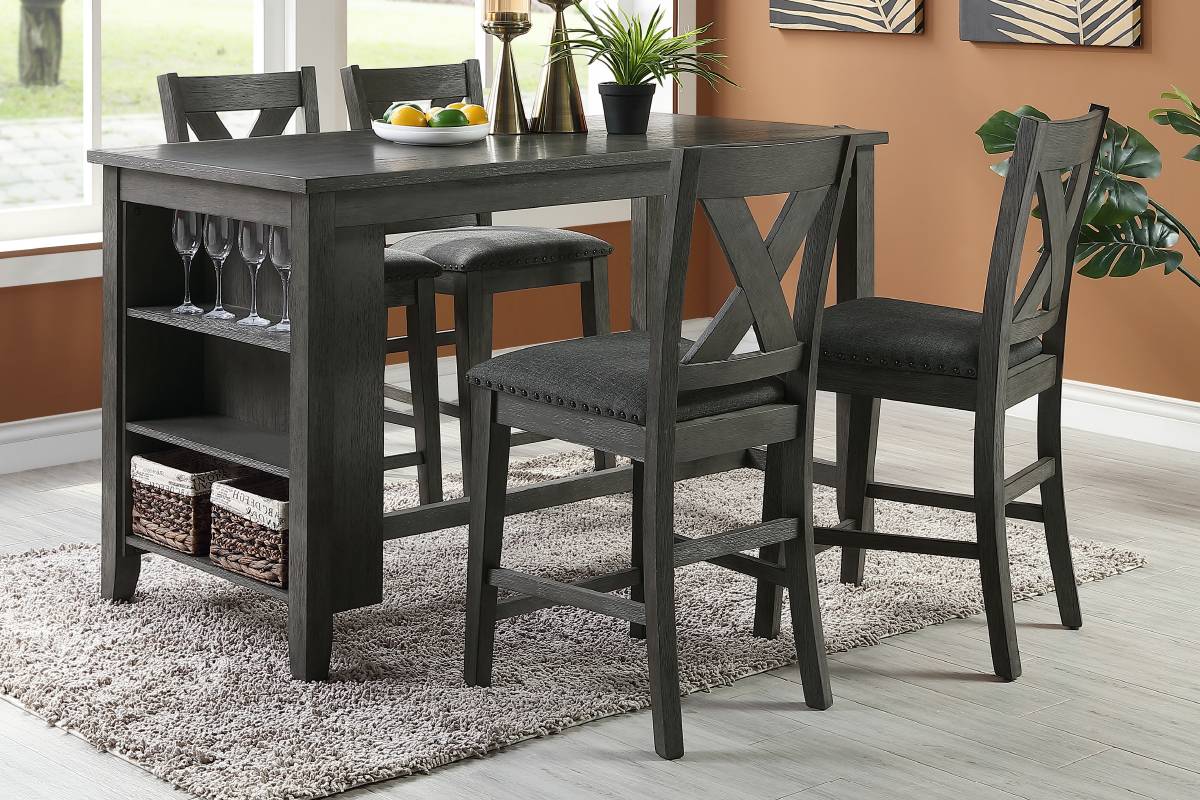 5-Pcs Counter Height Table Set