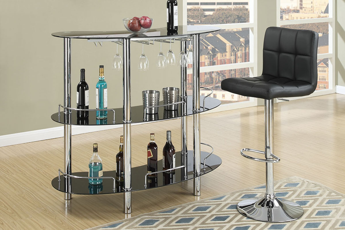 Black Bar Table