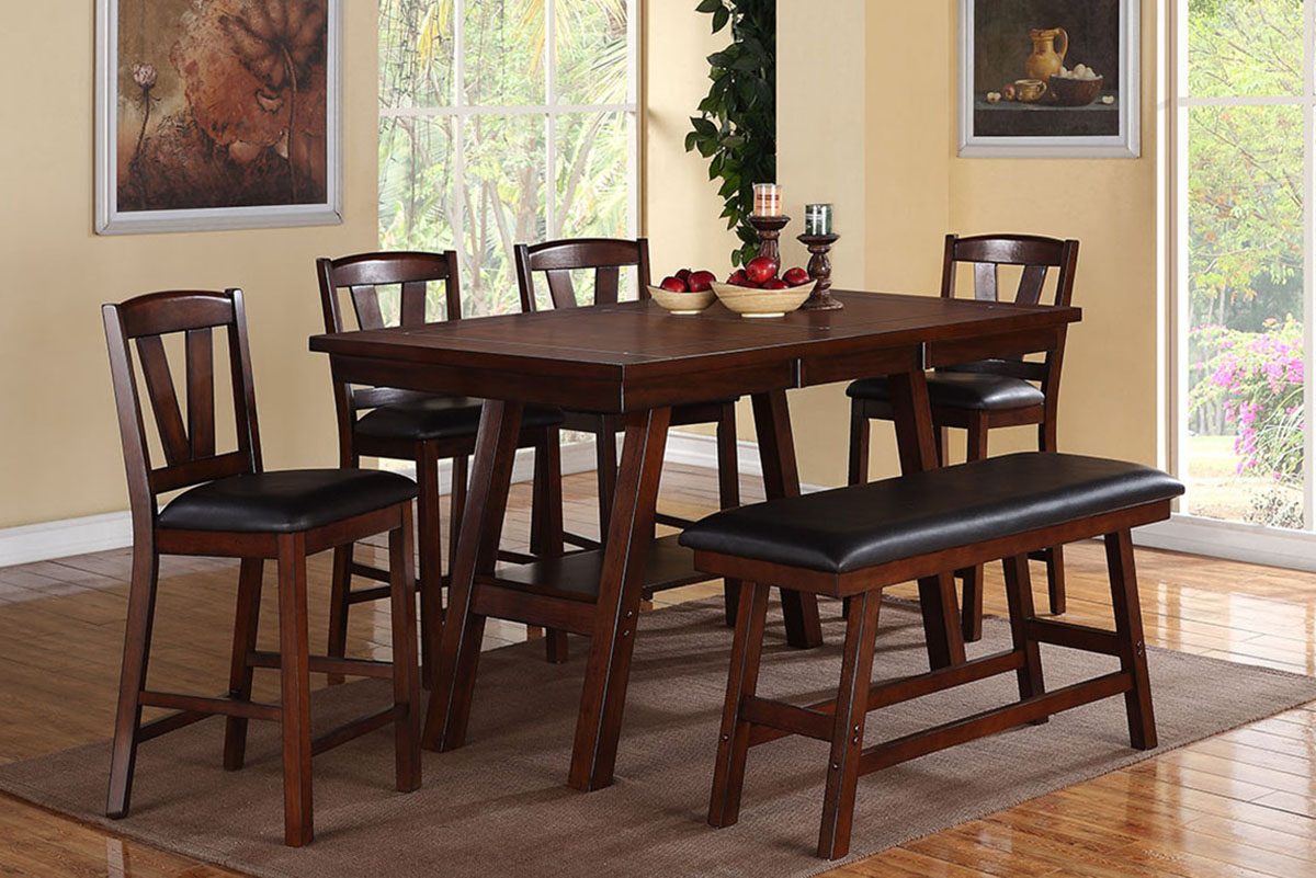 6-Pcs Counter Height Table Set