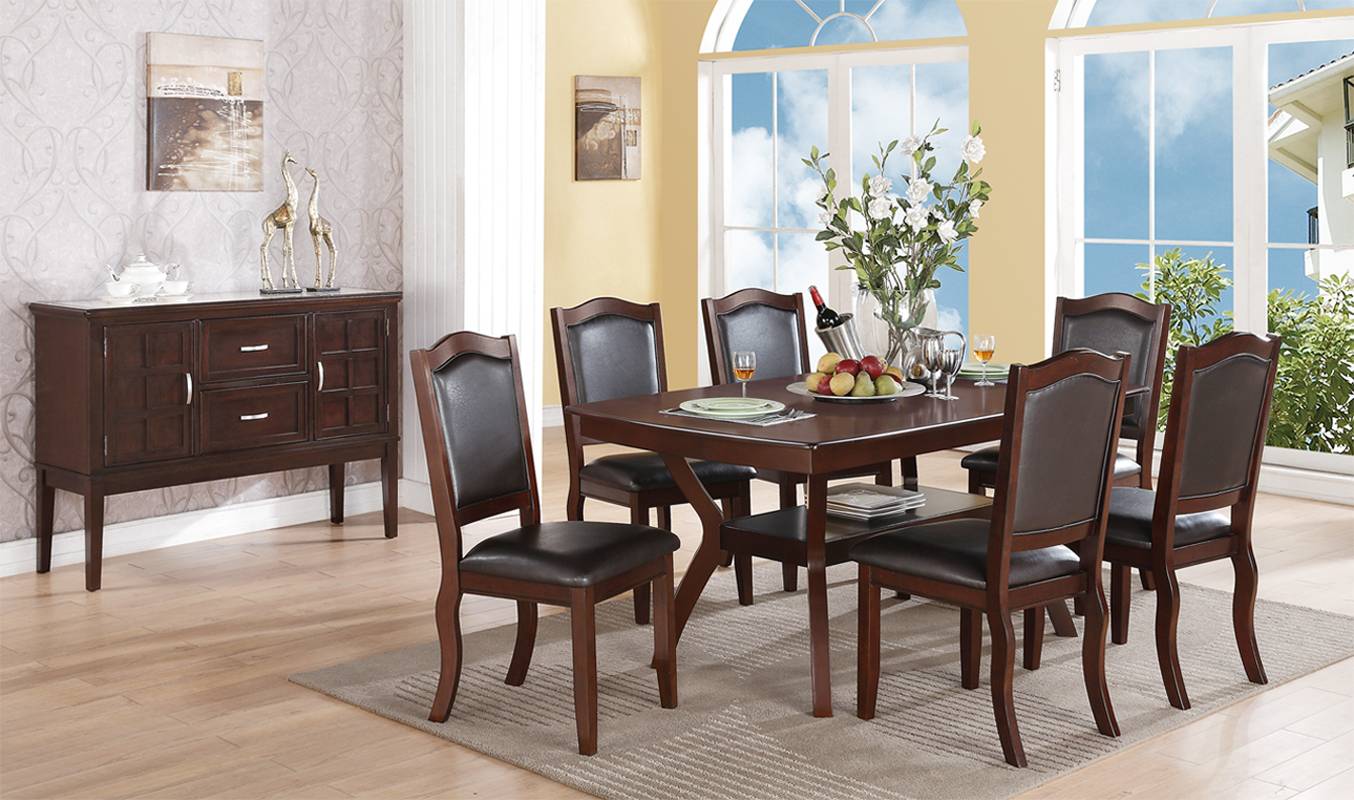 7-Pcs Dining Table Set