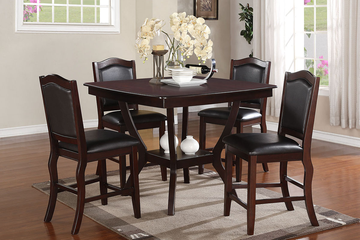 5-Pcs Counter Height Table Set