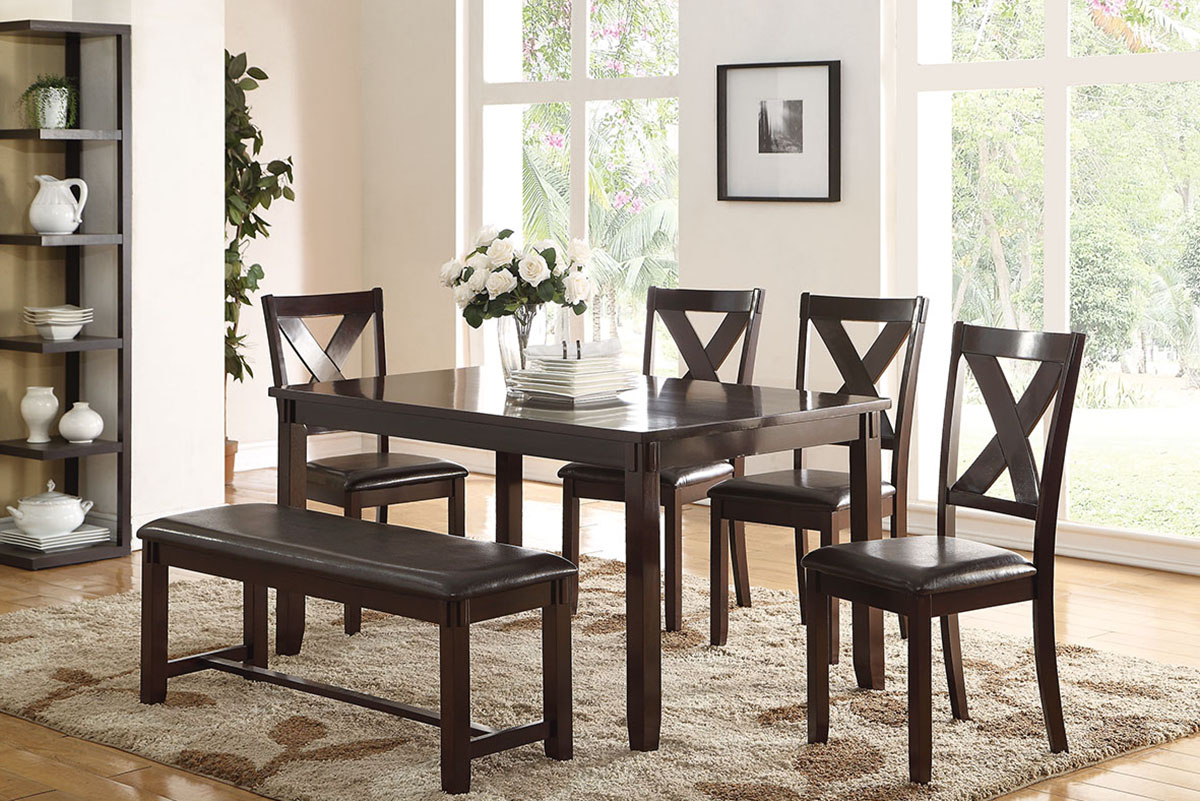6-Pcs Dining Set Espresso