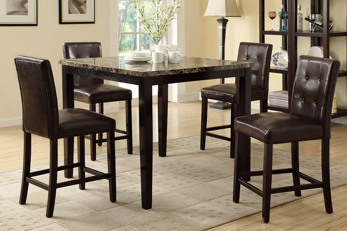 5-Pcs Counter Height Table Set