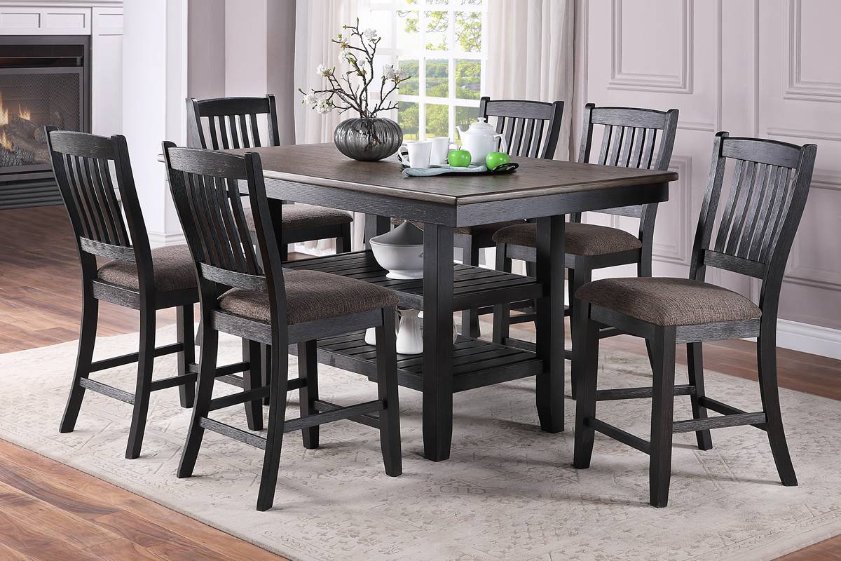 7-Pcs Counter Height Table Set