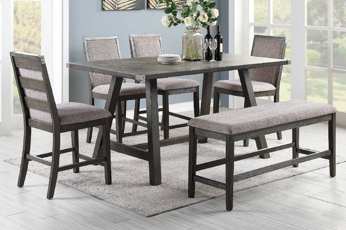 6-Pcs Counter Height Table Set