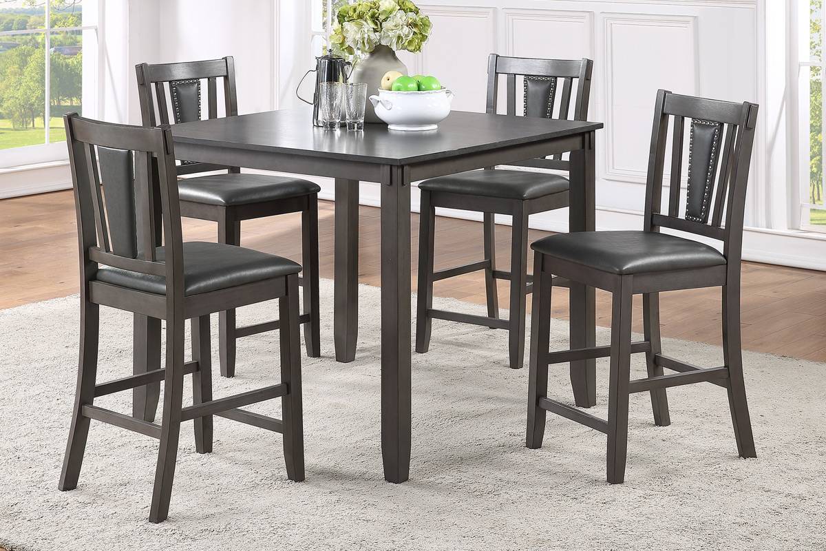 5-Pcs Counter Height Dining Set