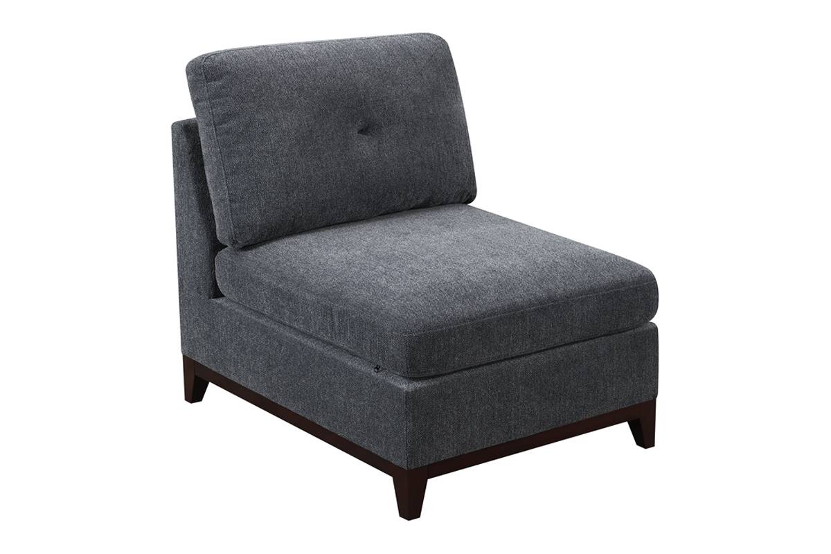 Modular Armless Chair Ash Grey