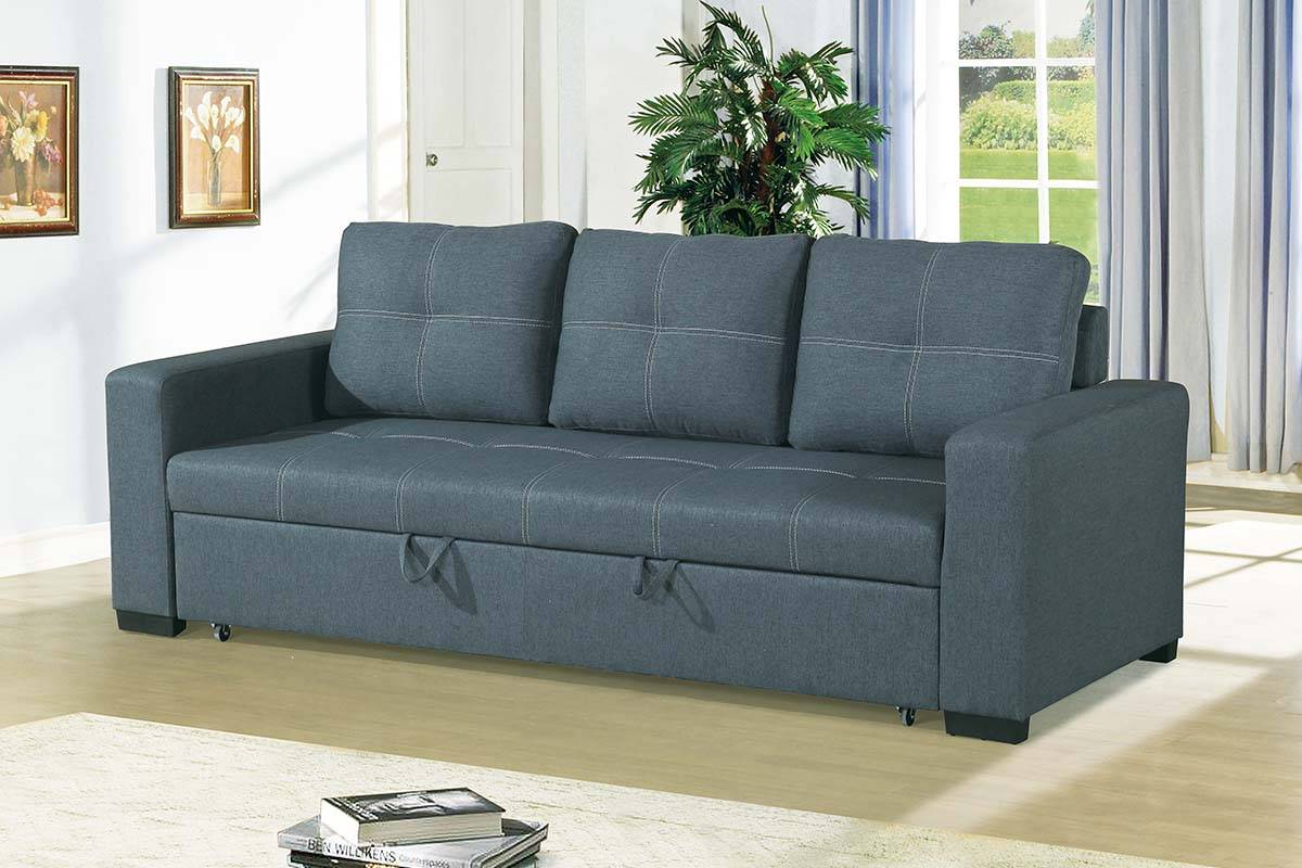 Blue Grey Sofa Bed - Exotic & Rustic Furniture