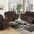 Motion Sofa & Loveseat Set Chocolate