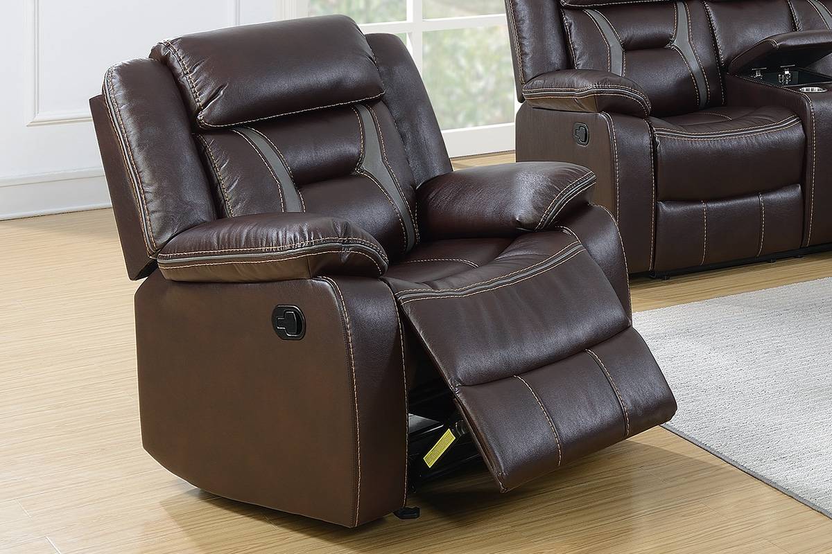 Rocker Recliner Dark Brown