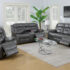 Motion Sofa & Loveseat Grey