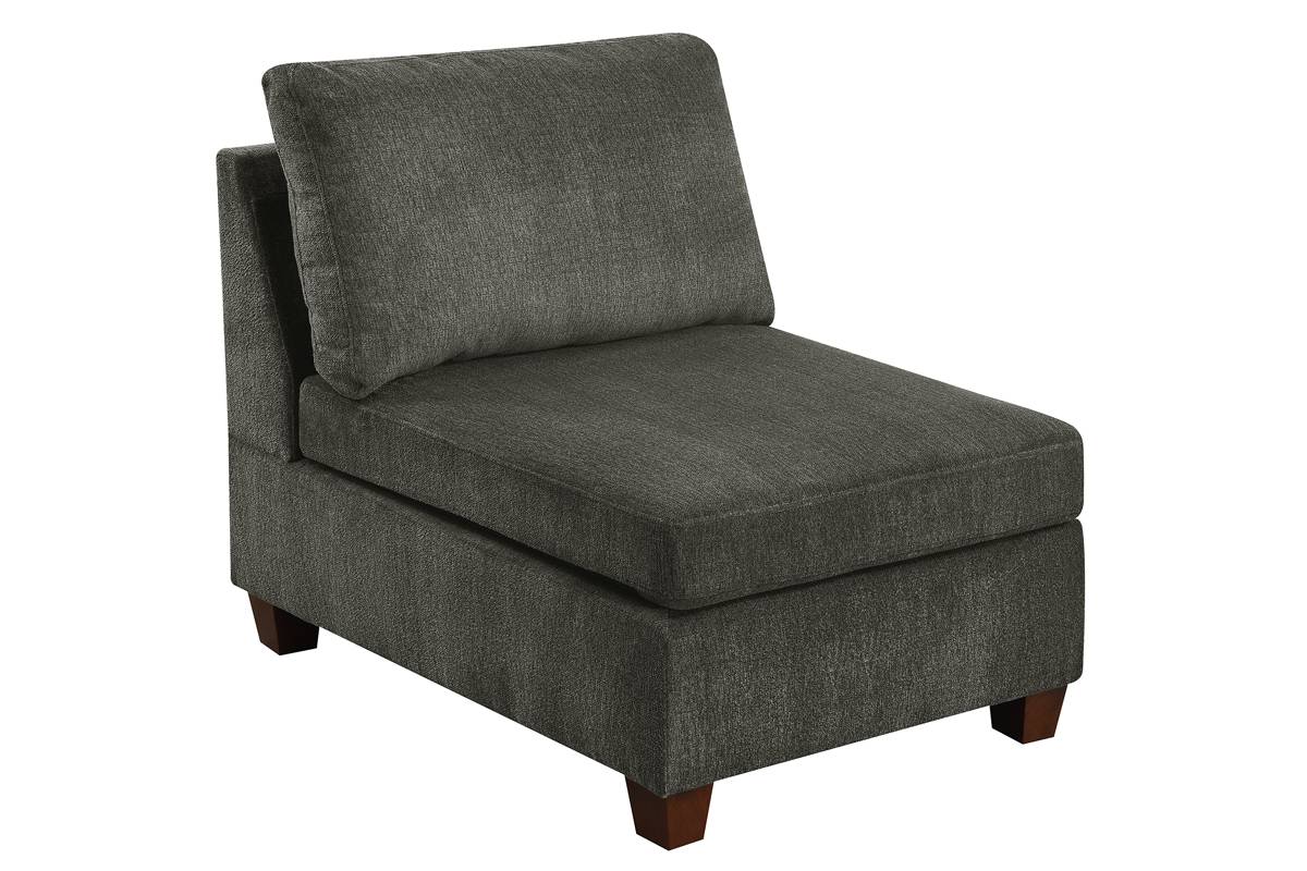 Armless Chair Grey