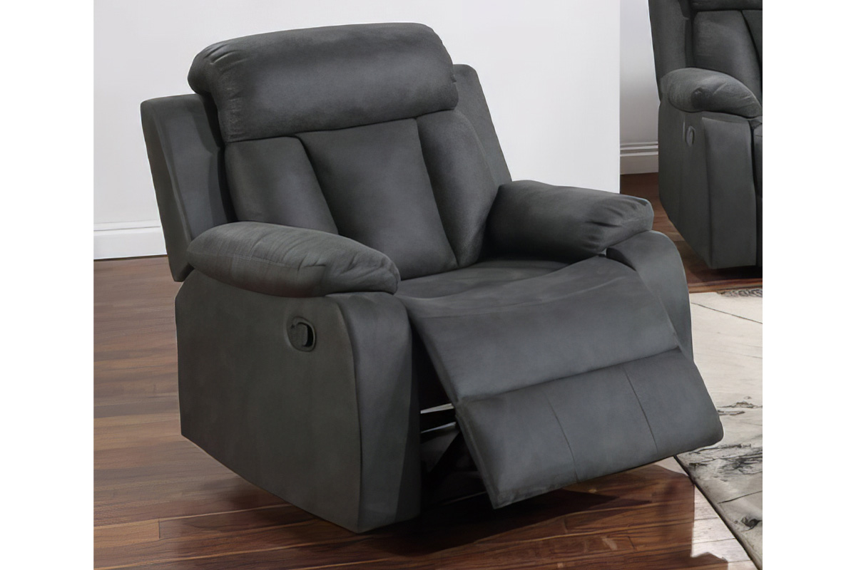 Single Recliner Charcoal