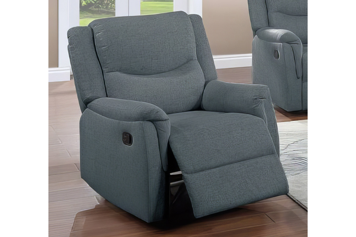 Single Recliner Dark Grey