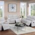 Motion Sofa & Loveseat Set Sincere Bone