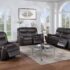 Motion Sofa & Loveseat Set Espresso