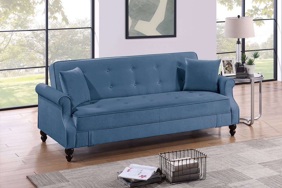 Convertible Sofa Blue