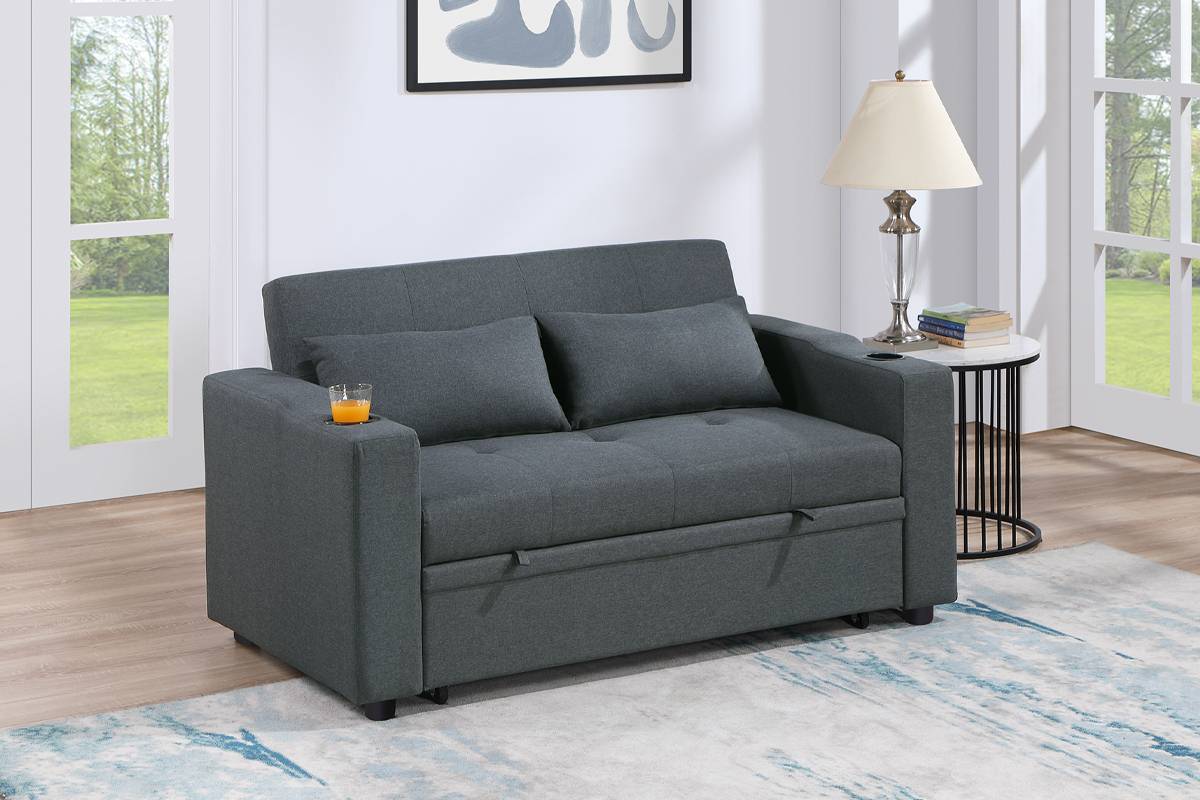 Convertible Sofa Charcoal