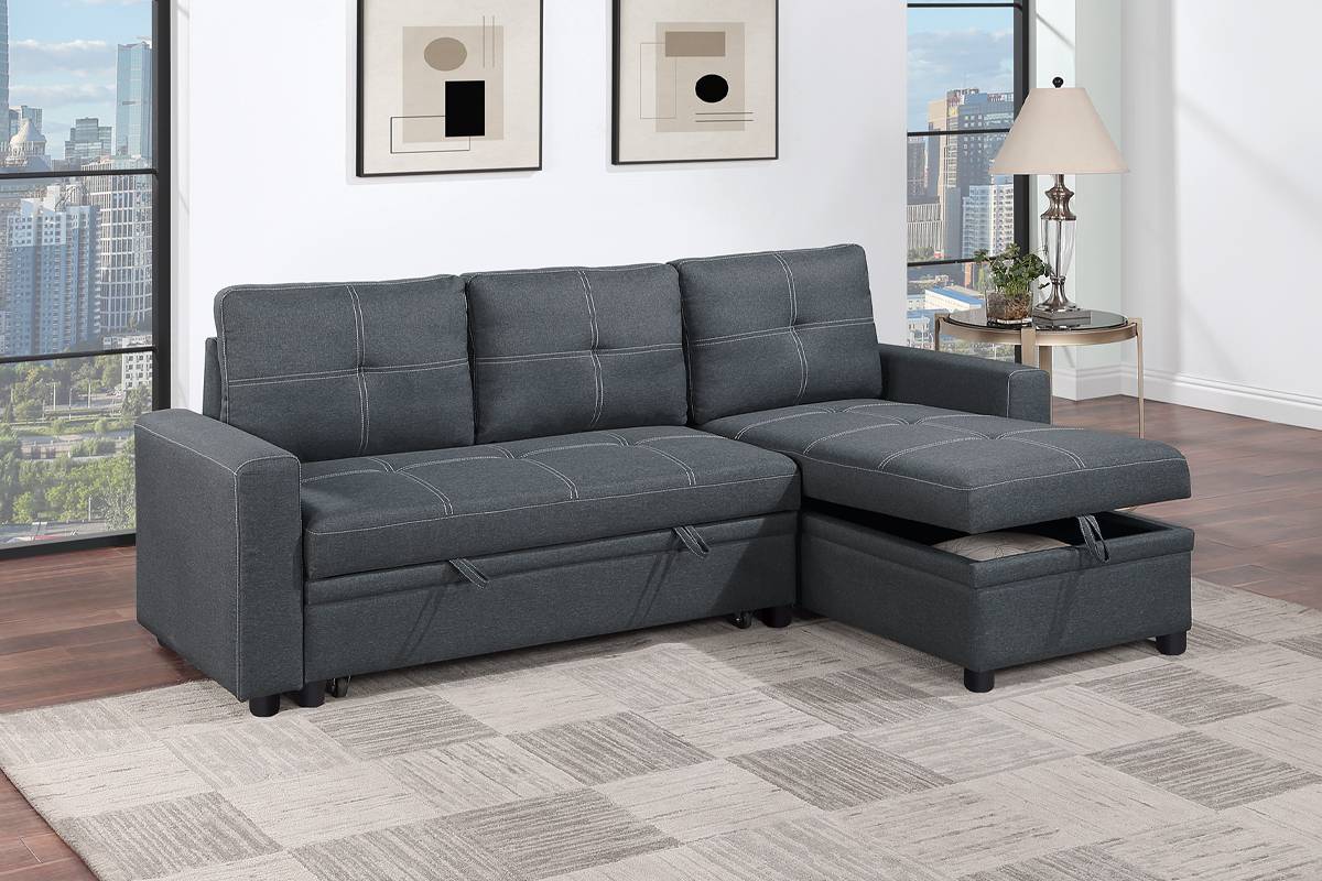 Convertible Sectional Charcoal