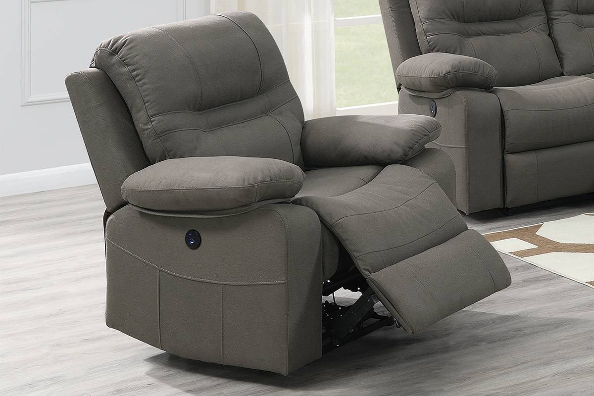 Power Recliner Slate Blue