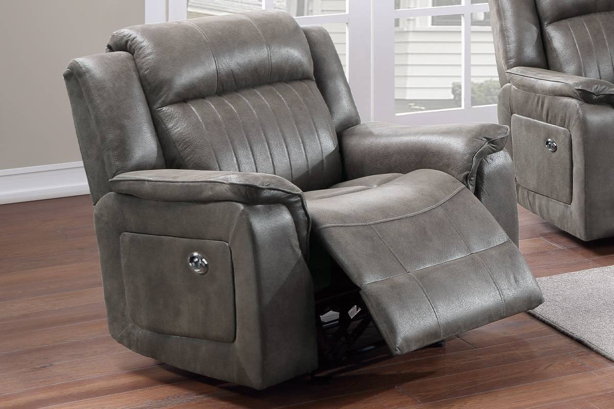 Power Recliner Slate Blue