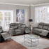 Power Motion Sofa & Loveseat Set Slate Blue