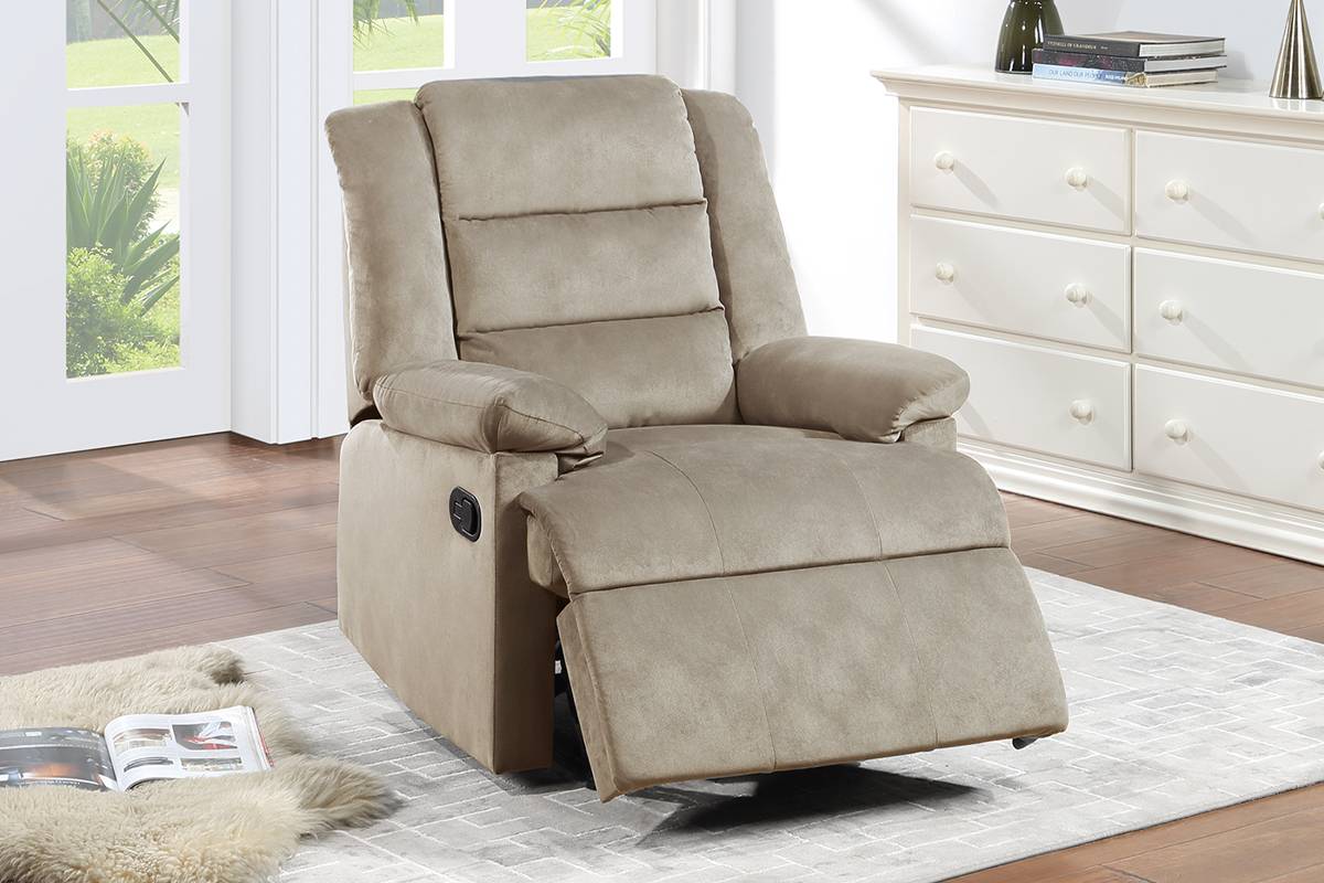 Single Recliner Beige