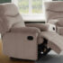 Single Recliner Light Brown
