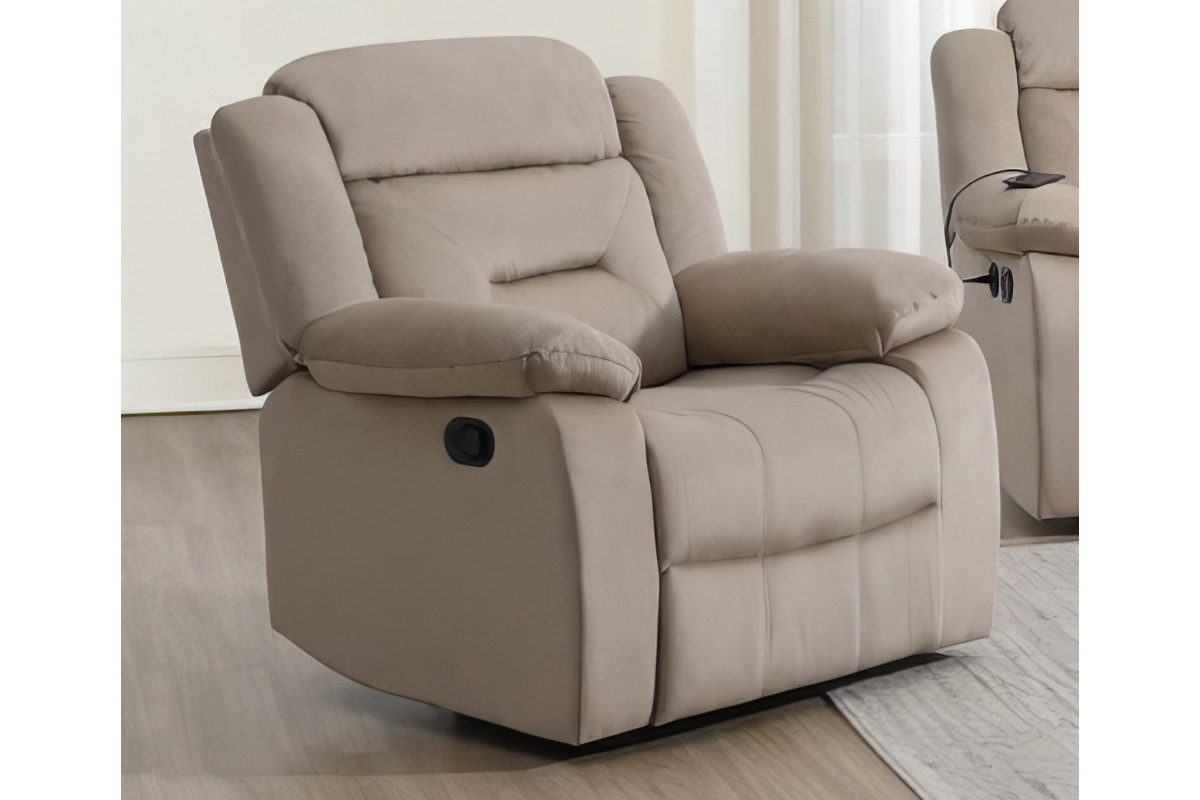 Single Recliner Beige