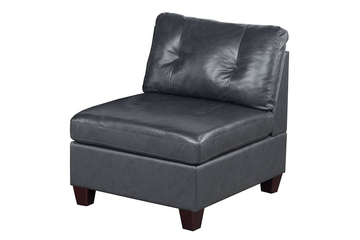 Modular Armless Chair Black