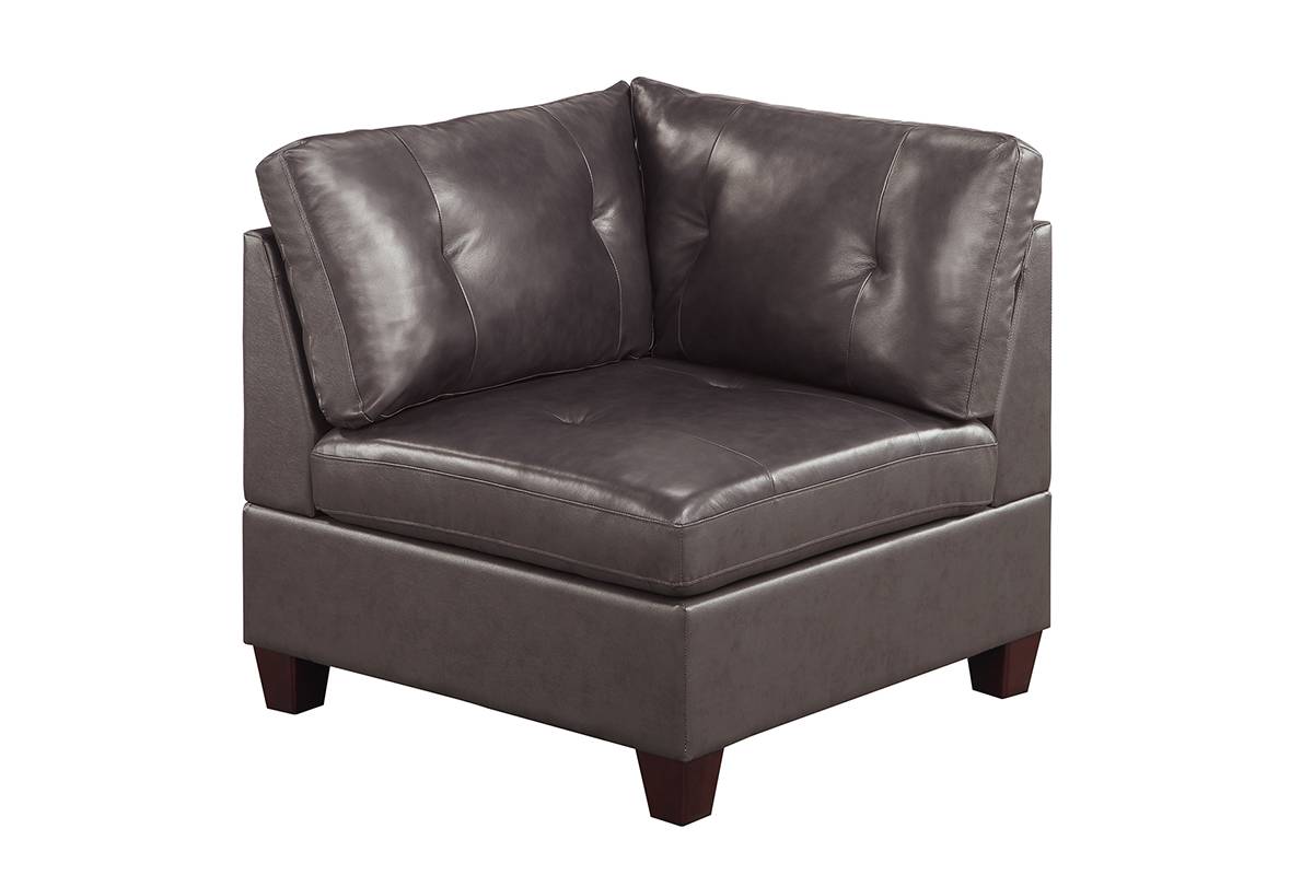 Modular Corner Sofa Dark Coffee