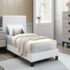 Twin Size Bed White