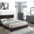 Queen Size Bed Brown