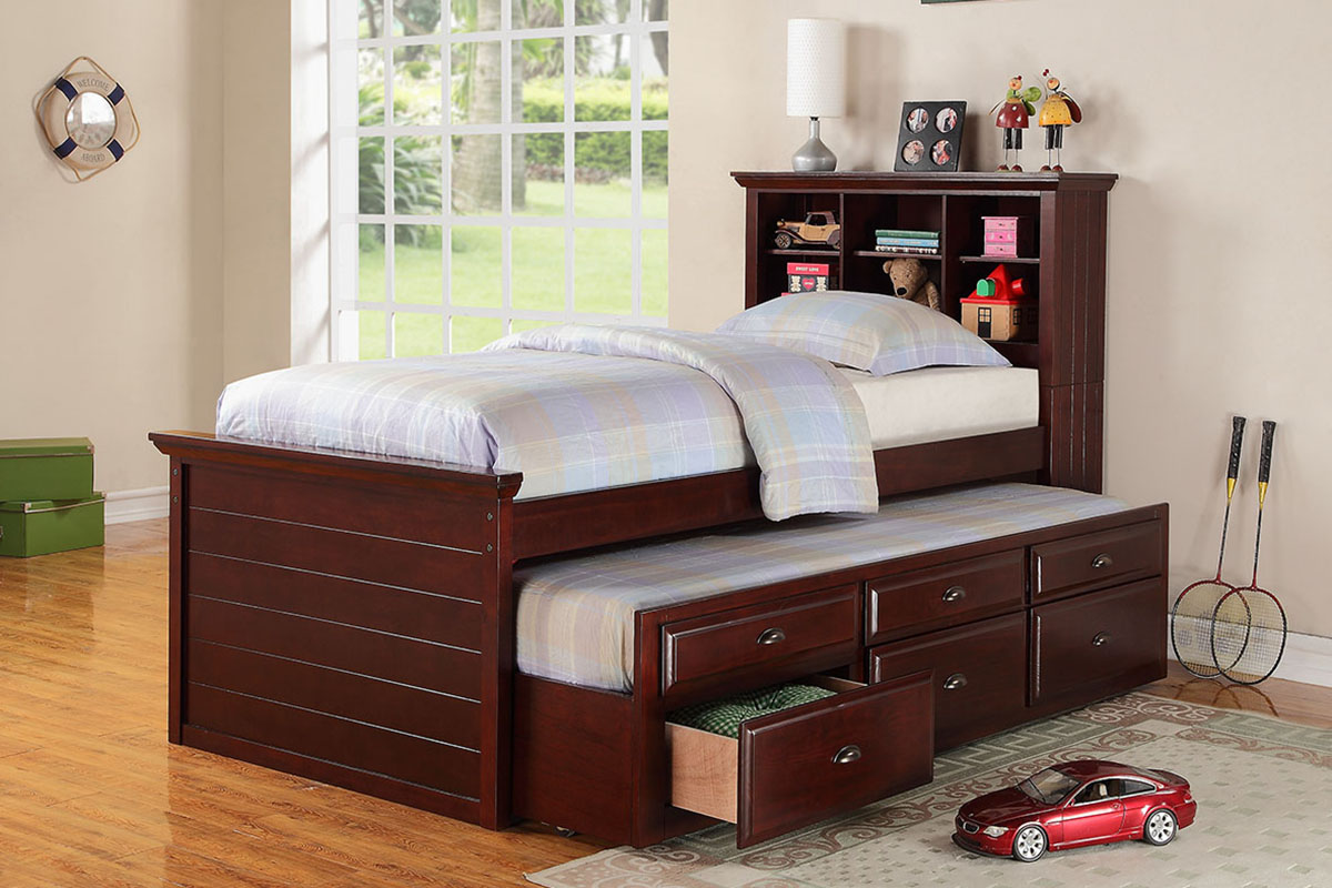 Twin Size Bed w/ Trundle