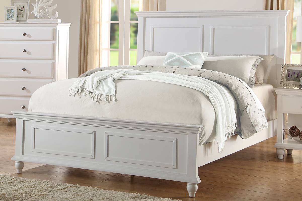 Queen Size Bed White