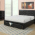 Full Size Bed w/ Under Bed Drawer Black