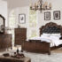 California King Bed Brown