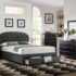 Queen Size Bed w/ Drawer Charcoal