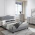 Full Size Bed Grey