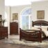 California King Bed Brown