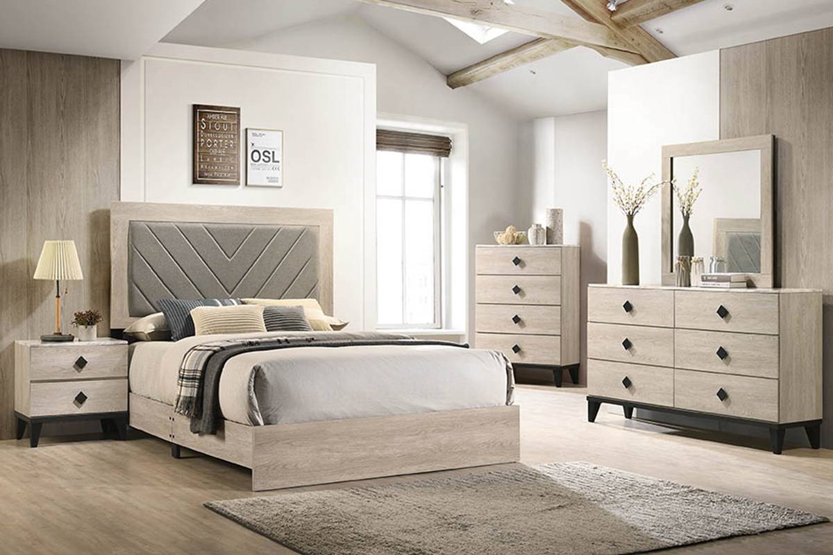 Eastern King Bed Cream