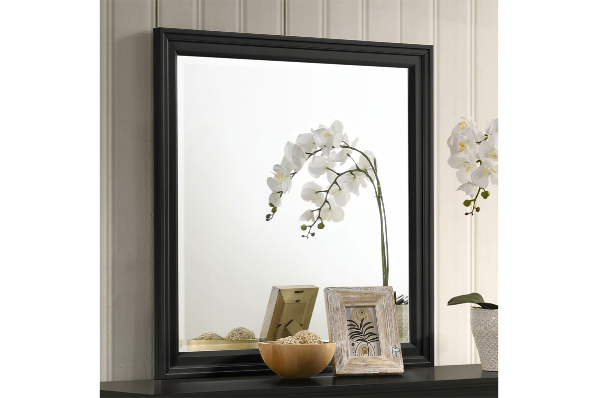 Sandy Beach Dresser Mirror Black