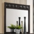 Carlton Upholstered Dresser Mirror Cappuccino