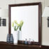 Louis Philippe Dresser Mirror Cappuccino