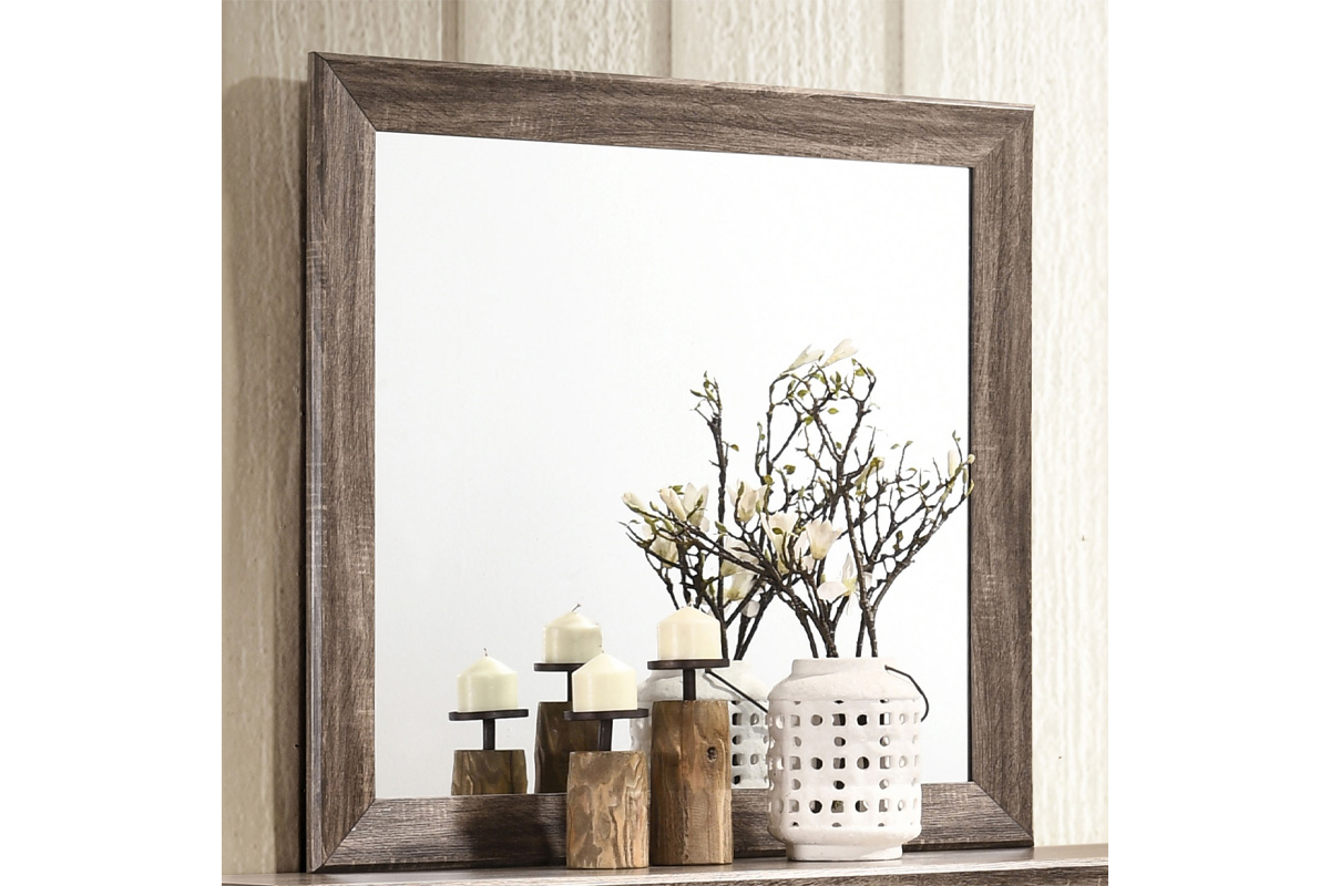 Kauffman Dresser Mirror Washed Taupe