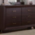 Kauffman 6-Drawer Dresser Dark Cocoa