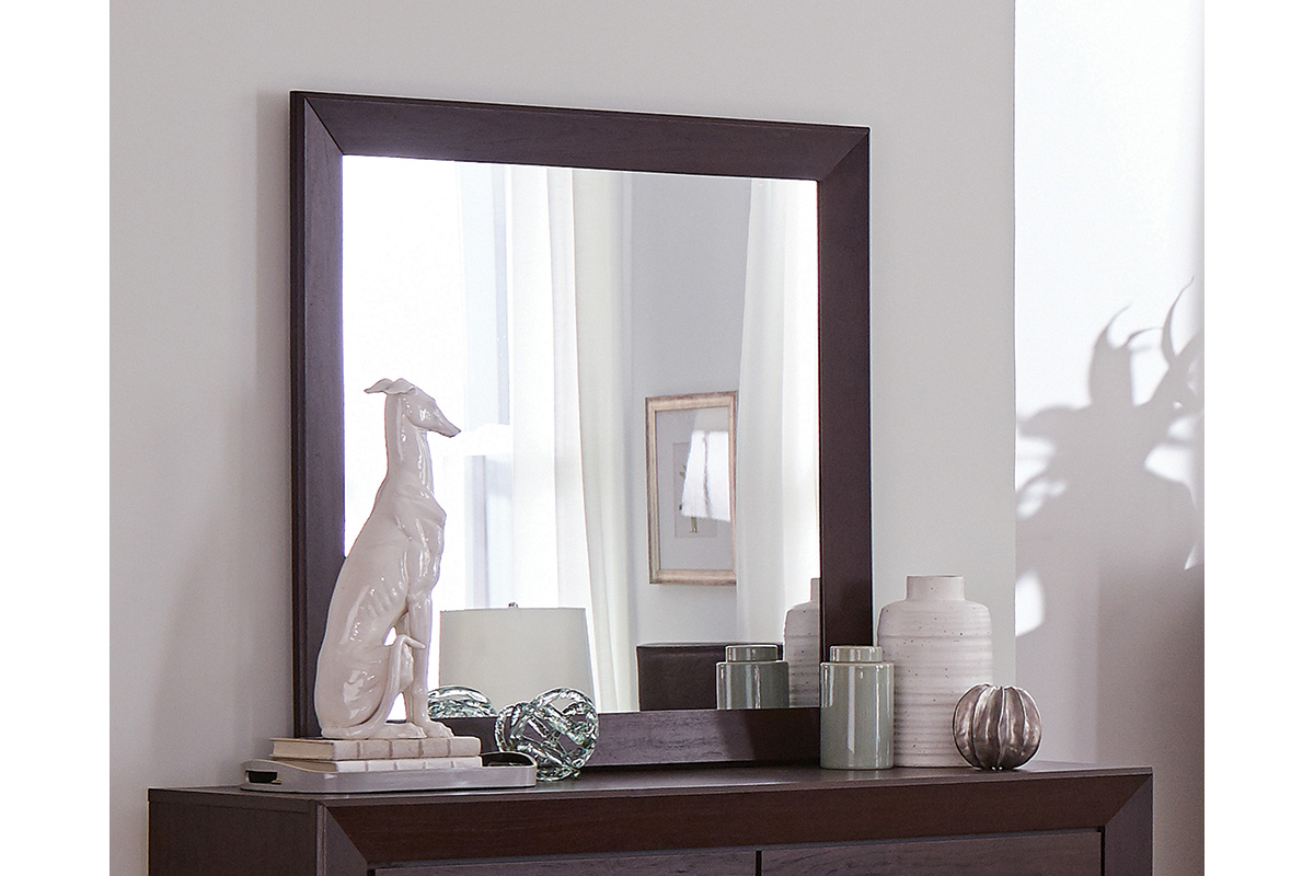 Kauffman Dresser Mirror Dark Cocoa