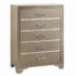Beaumont 5-Drawer Chest Champagne